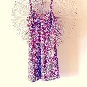 Patagonia Sun Dress Brown and Green Size M